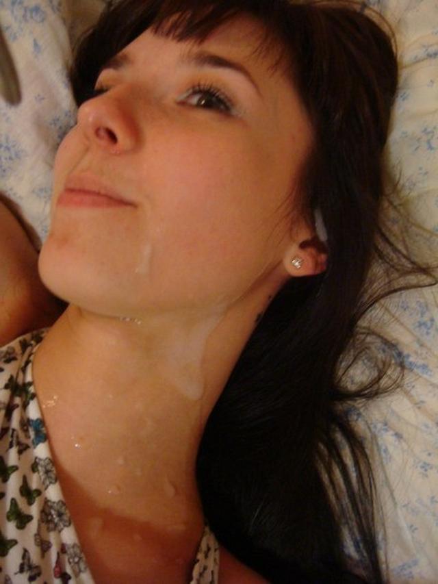 Мордахи девок щедро политые спермой 7 фотография