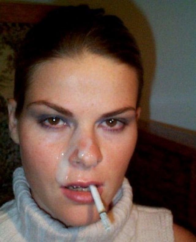 Залитые спермой лица девок 3 фотография